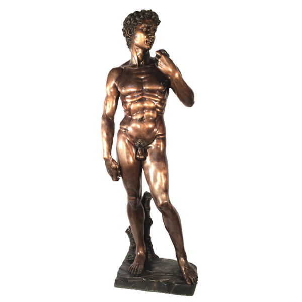 David By Michelangelo Bronze Life-size Statue Large Sculptures High End